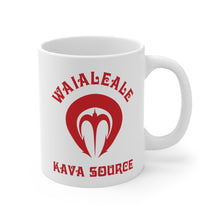 Load image into Gallery viewer, Waialeale Kava Source Mug, 11oz Coffee Cup for Kava Lovers, Tropical Vibe Drinkware, Unique Gift for Tea Enthusiasts, Beach Party Mugs